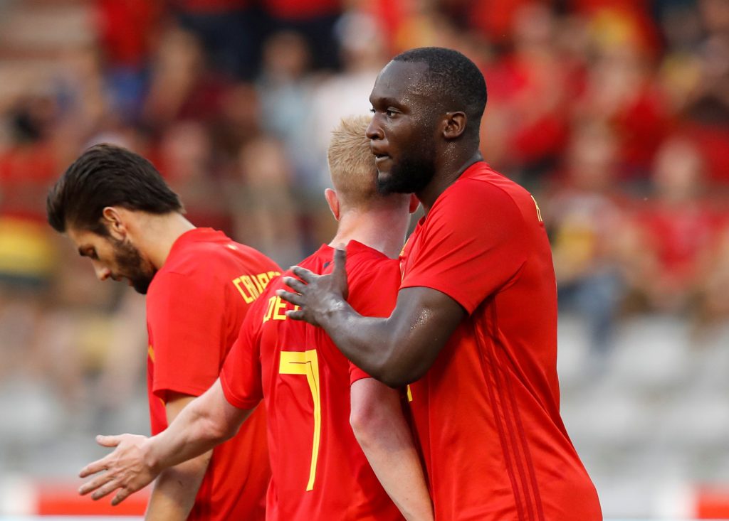 Belgium thrash Egypt as Moses plays up front