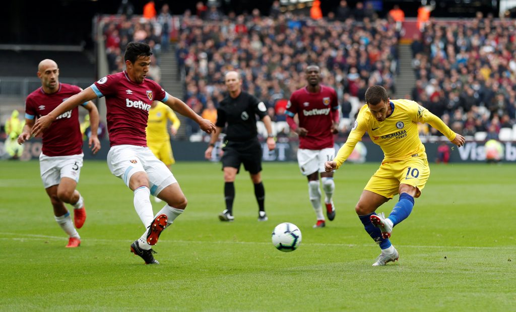 Hazard blanks as Arnautovic misses out on West Ham draw with Chelsea
