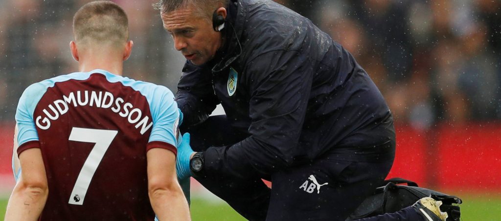 Gudmundsson misses out for Burnley as Brady deputises on the wing