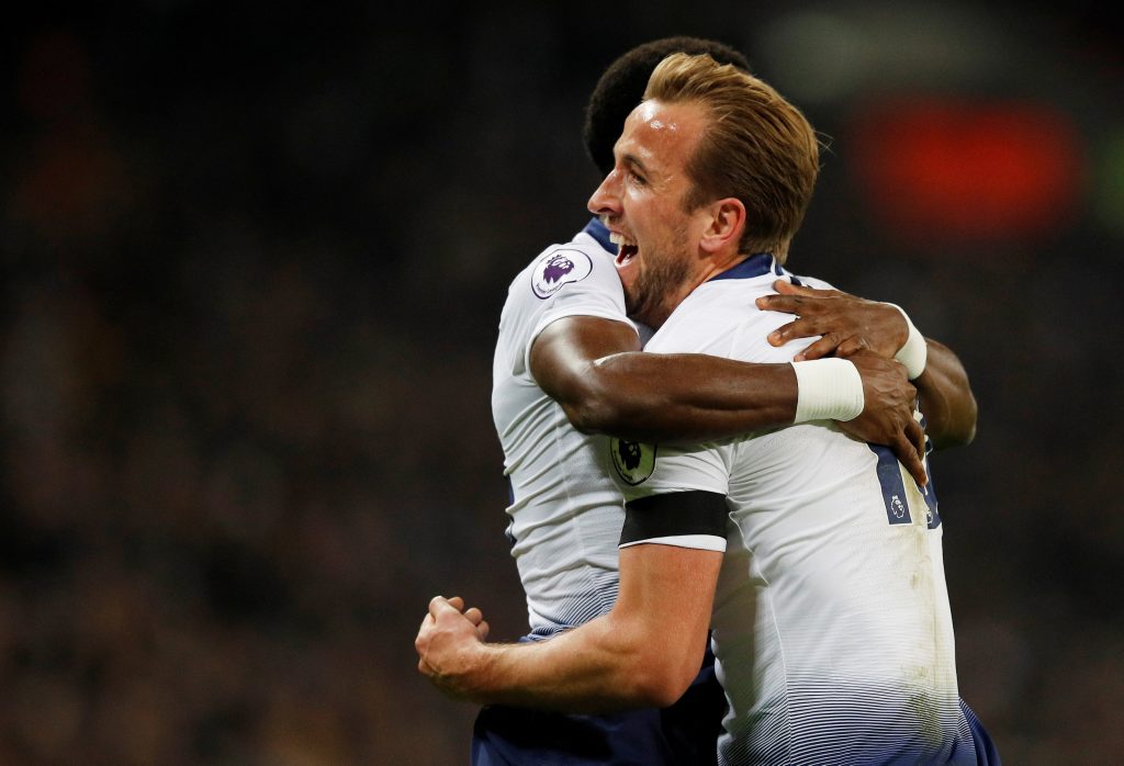 Kane beats Aubameyang in battle of Aguero replacements