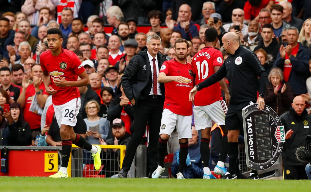 Greenwood only a substitute as Rashford starts up front