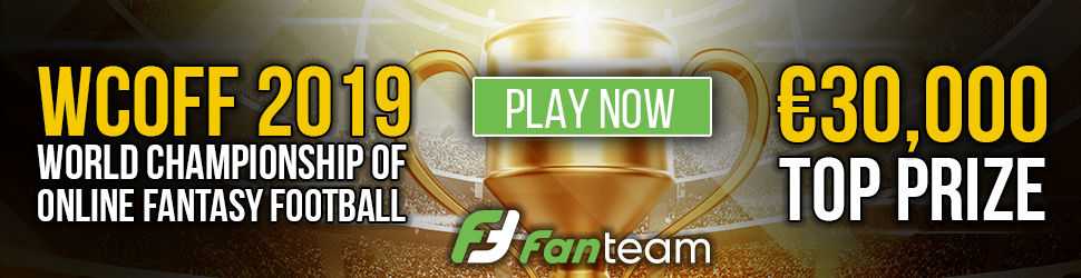 FanTeam announce third edition of WCOFF