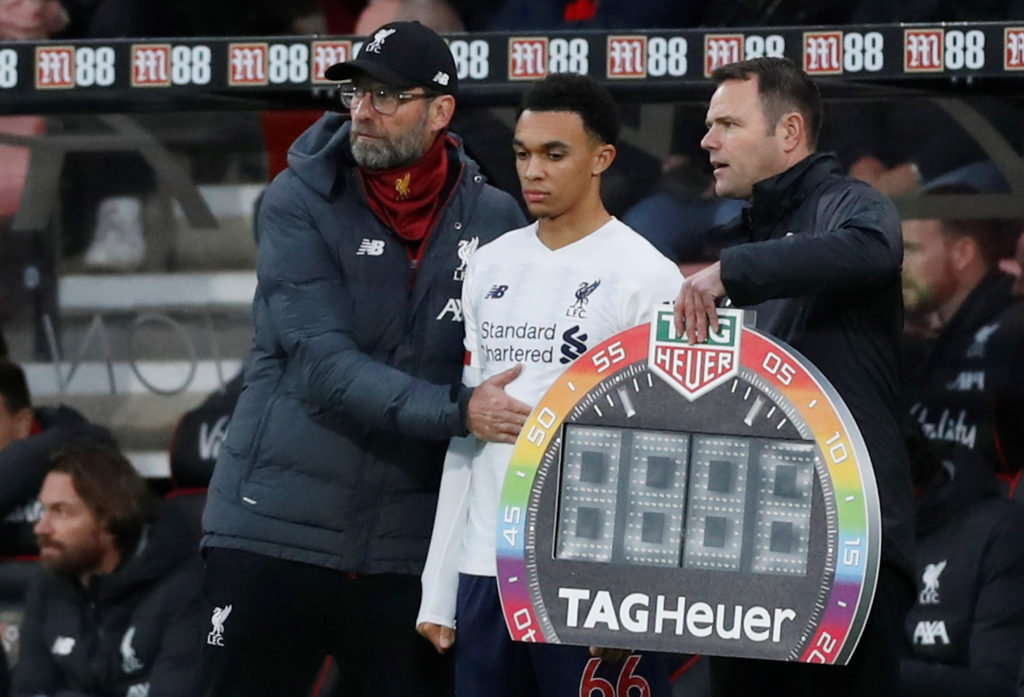 How many substitutions have each Premier League club made this season?