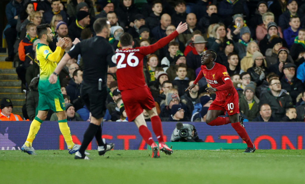 Mané returns to haunt sellers as Salah blanks at Norwich