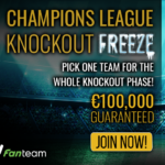 Introducing the €100,000 Champions League Knockout Freeze Tournament