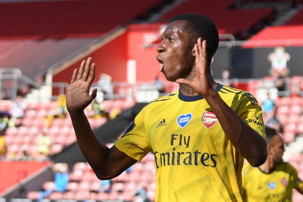 Nketiah straight back in Arsenal team after suspension