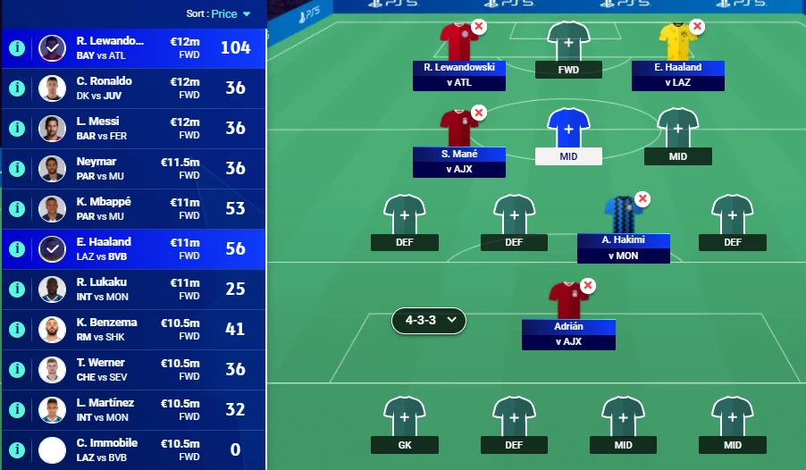 Rede Højde finger How to play UEFA Champions League Fantasy Football – a beginner's guide |  Best FPL Tips, Picks, Statistics, and Team News from Fantasy Football Scout