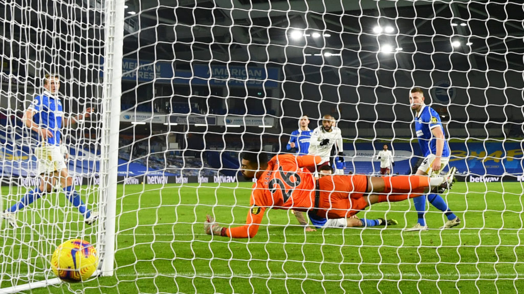 Alex Lacazette Goal Brighton Arsenal Gameweek 16