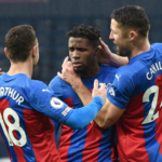 Zaha punishes West Brom after Matheus Pereira red card