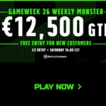 100 free tickets to FanTeam's €12.5k Weekly Monster event to be won by Scout readers 2