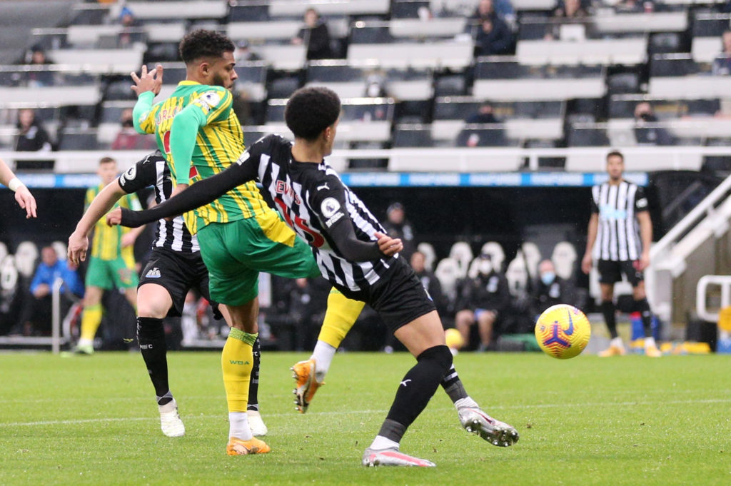 Jamal Lewis left on the bench for Newcastle’s clash with West Brom
