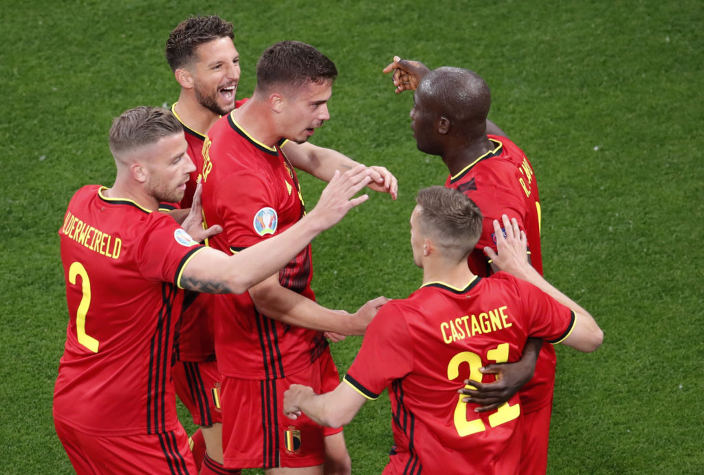 Belgium lead Russia after Finland beat Denmark