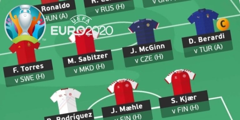 Best EURO 2020 Fantasy draft for targeting group stage's most