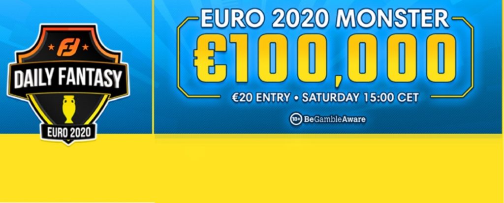 €100k prize pool in FanTeam’s EURO 2020 weekend Monster game