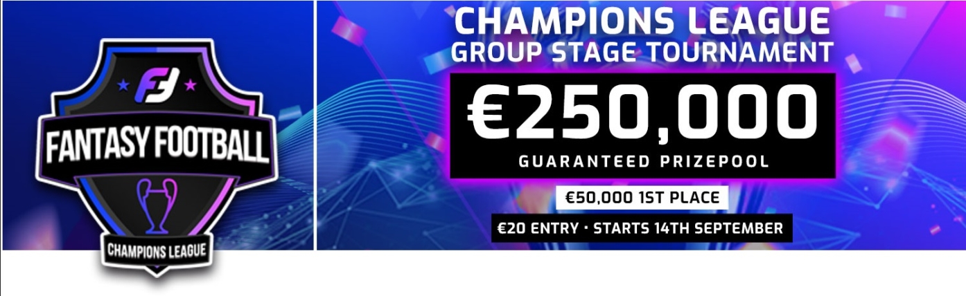 Win a share of €250,000 in FanTeam’s Champions League Fantasy game 1
