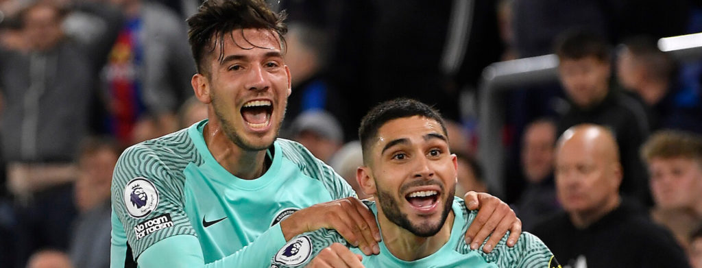 Zaha and Maupay on target as Brighton earn late draw at Selhurst Park