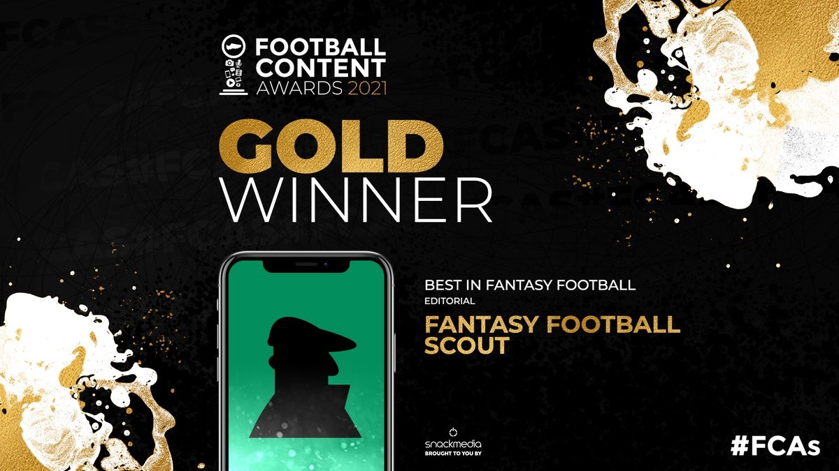 Fantasy Football Scout wins ‘best editorial’ at Football Content Awards