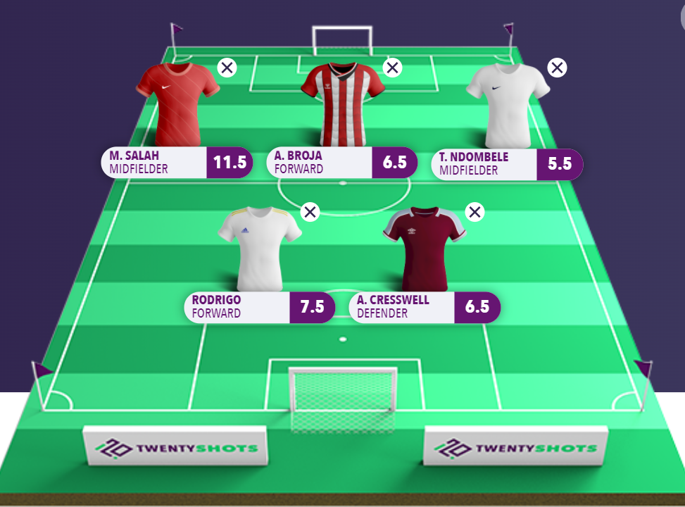 Win £10,000 for free with Fantasy5 by picking the best players for Gameweek 10 1