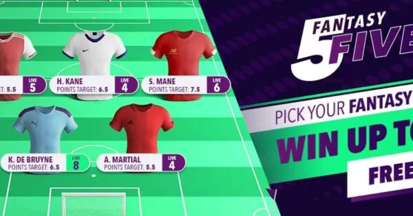 Win £1000 for free with Fantasy5 by picking the best players for Gameweek 19