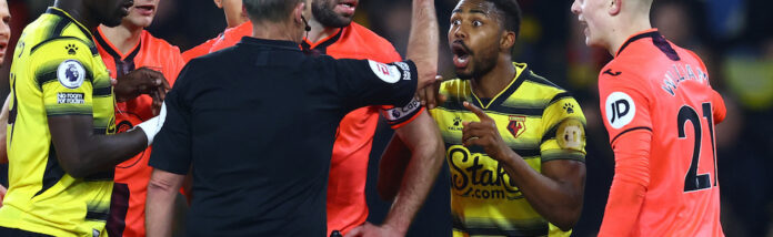 Dennis sent off as Watford collapse in FPL Double Gameweek 23 opener 2