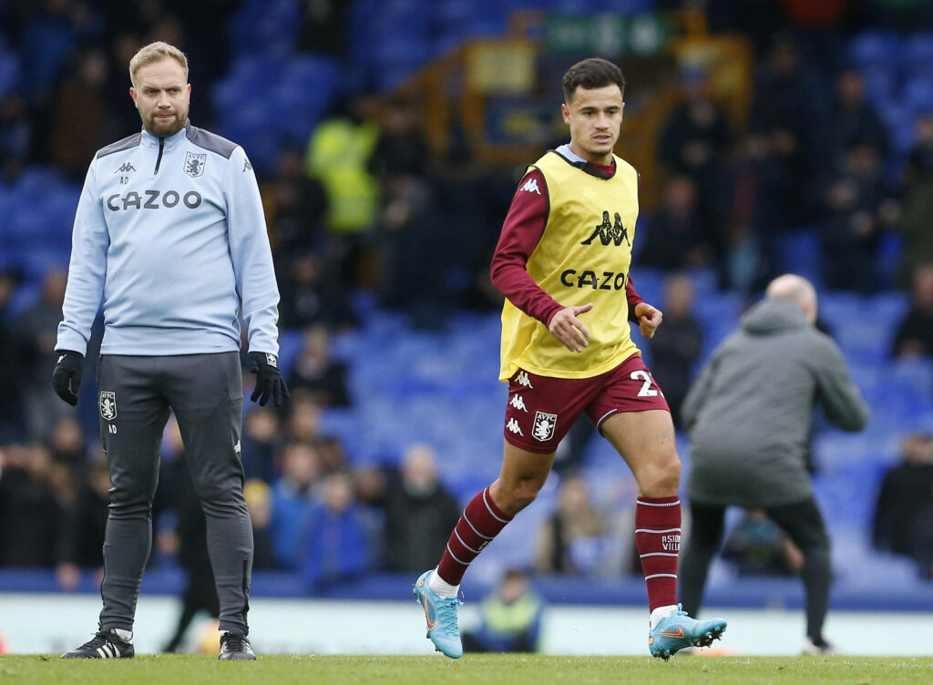 Everton v Aston Villa team news: Coutinho makes his first Villa start