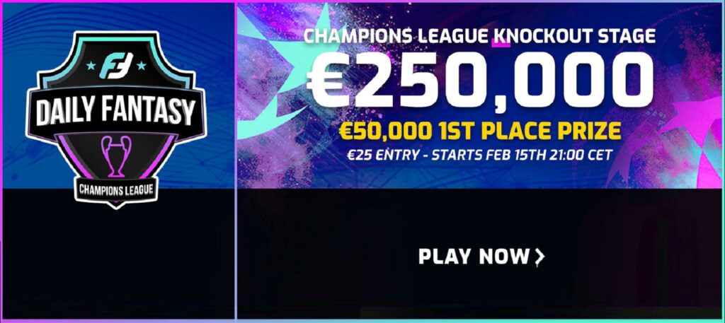 €250k UCL Knockout Stage contest: ‘Buy one get one free’ entries for new FanTeam users