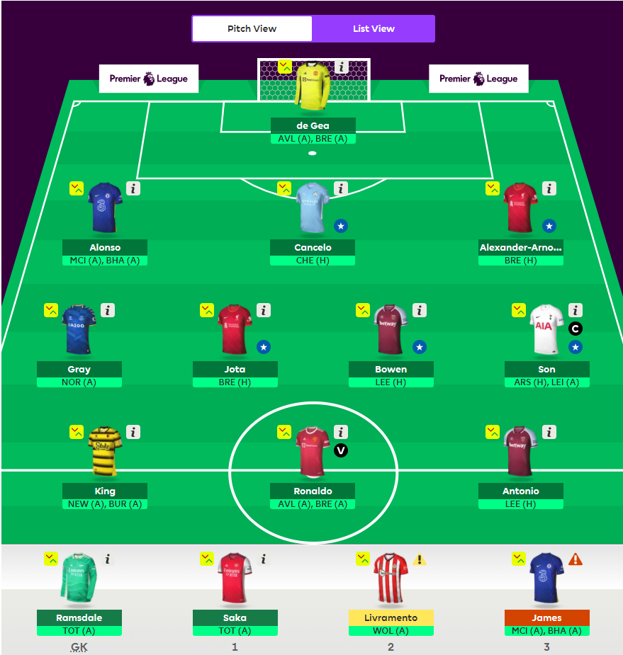 FPL experts' top targets for Double Gameweeks 22 and 23