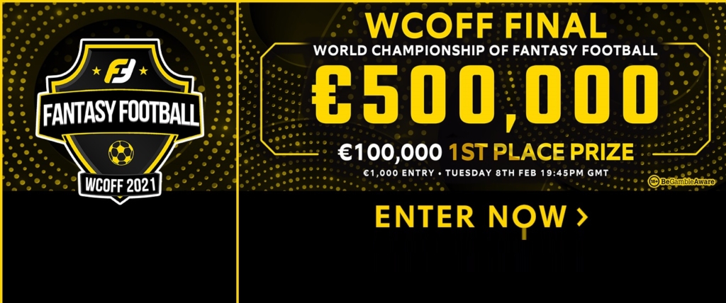 Last chance to turn €2 into €100k with FanTeam’s ‘WCOFF’ event
