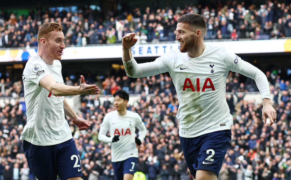 Doherty and Son star as Spurs hit five past Newcastle
