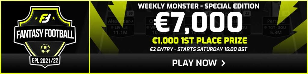 FA Cup semis included in FanTeam’s Gameweek 33 ‘Weekly Monster’
