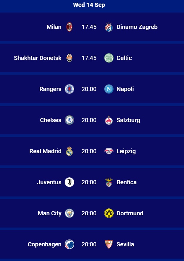 UCL - MATCH DAY UEFA Champions League