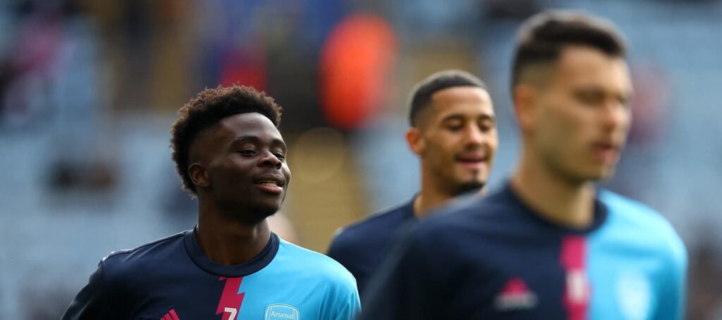 3pm team news: Nketiah benched, Martinelli starts