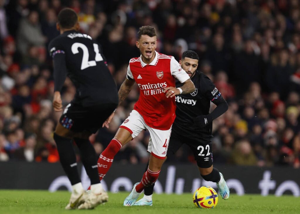 Arsenal v Man City team news: Haaland starts, White a sub