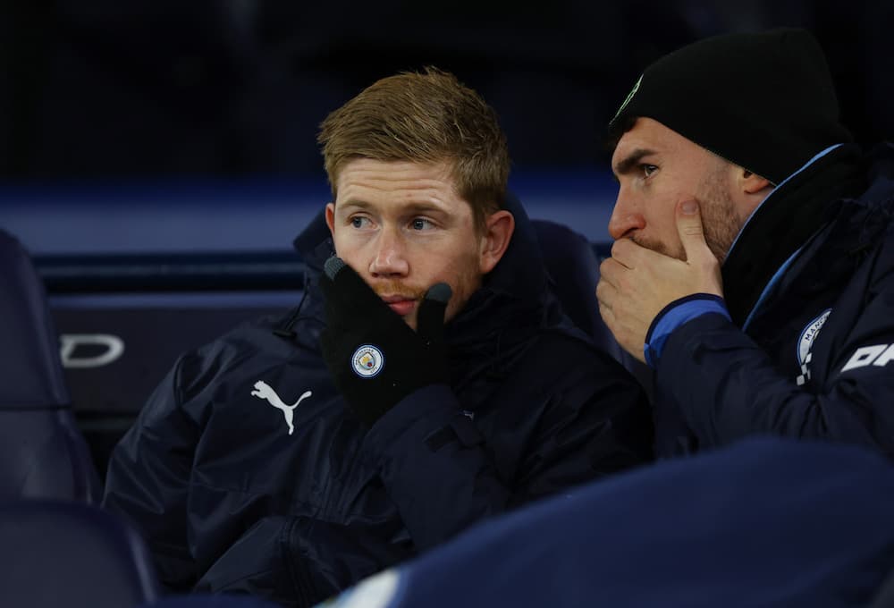Spurs v Man City team news: De Bruyne benched again