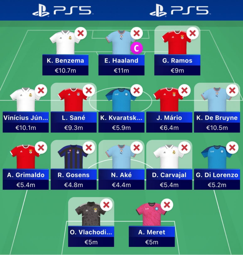 UCL Fantasy Football- Top Picks and Best Wildcard Draft for Matchday 3