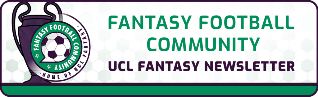 UCL Fantasy Matchday 1 - Fantasy Football Community