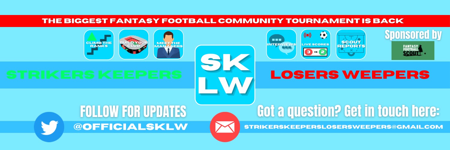 Strikers, Keepers, Losers, Weepers! - Fantasy Football Community