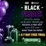Black Friday: free trial + gift for new members, 25% off merch