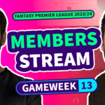 FPL Gameweek 13 Members Video: Andy + Seb