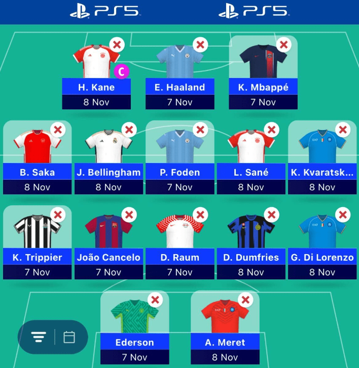 UCL Fantasy Matchday 4