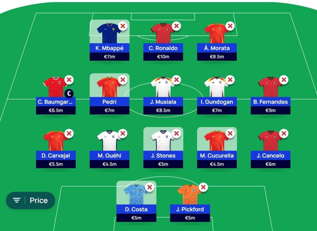 Euro 2024 Fantasy: Zophar’s Matchday 4 team reveal
