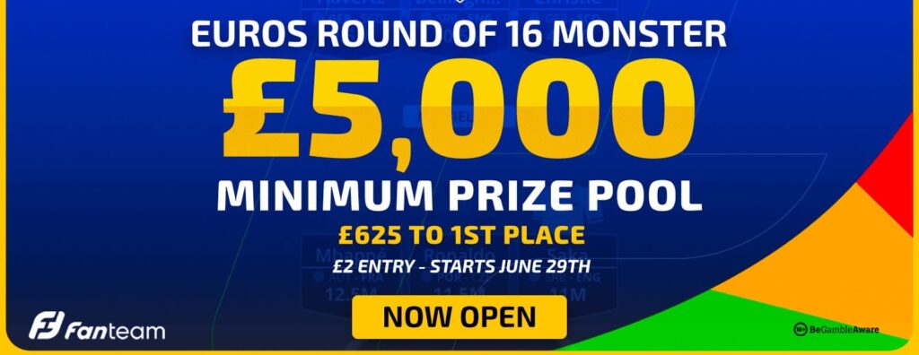 Take part in FanTeam’s ‘Round of 16 Monster’