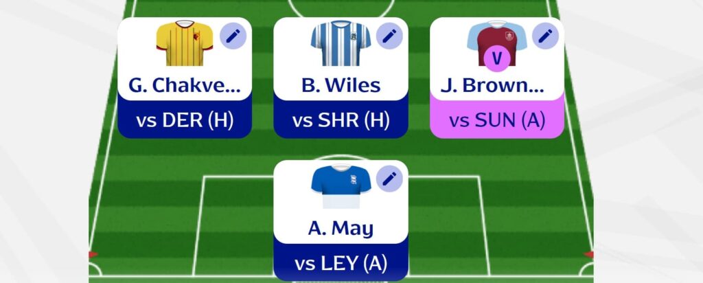 Fantasy EFL Gameweek 3 team reveal: Three double-ups!