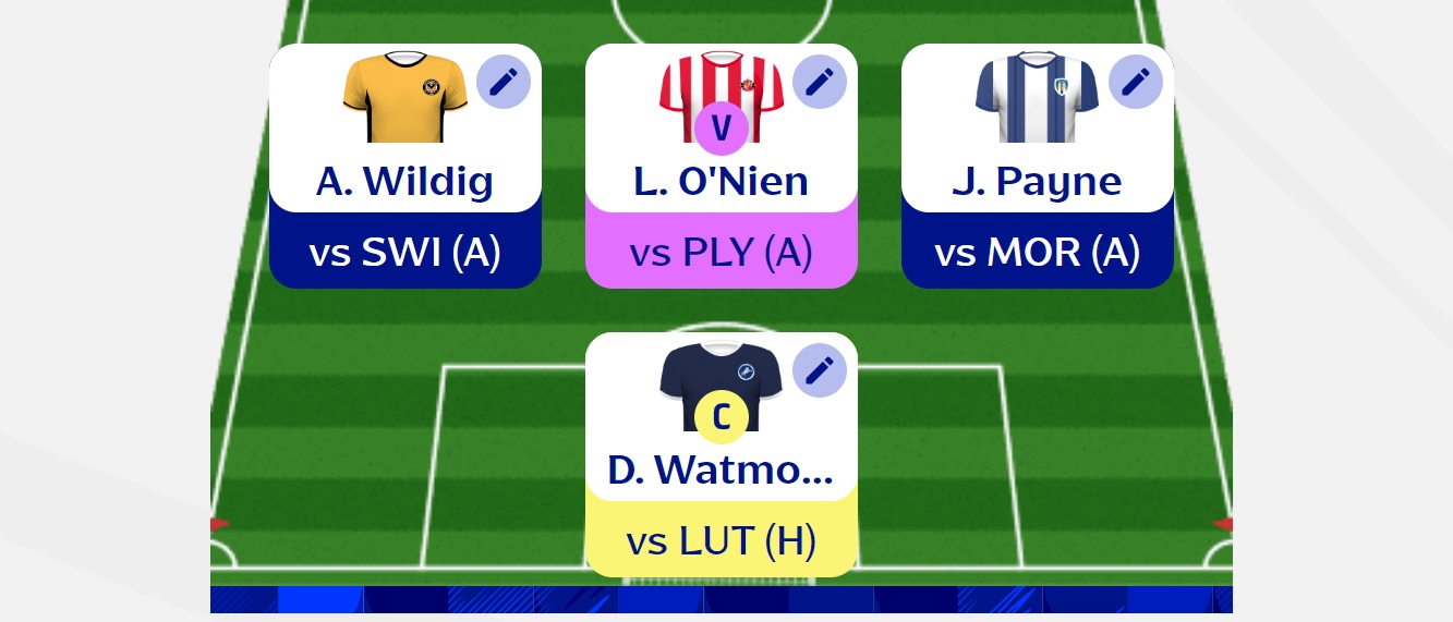 Fantasy EFL Gameweek 6 team reveal: Millwall captain!