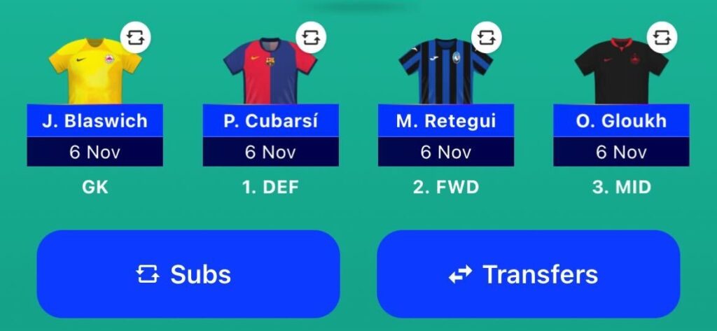 UCL Fantasy Matchday 4 team reveal: Guirassy or Kane in?