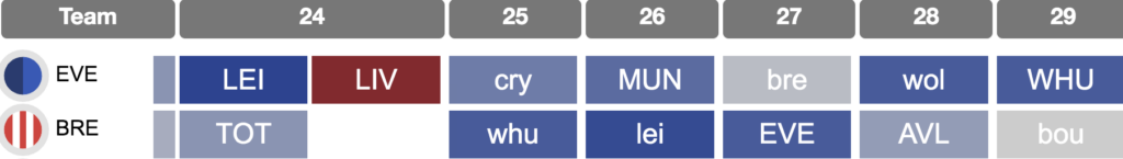 Everton Gameweek 24