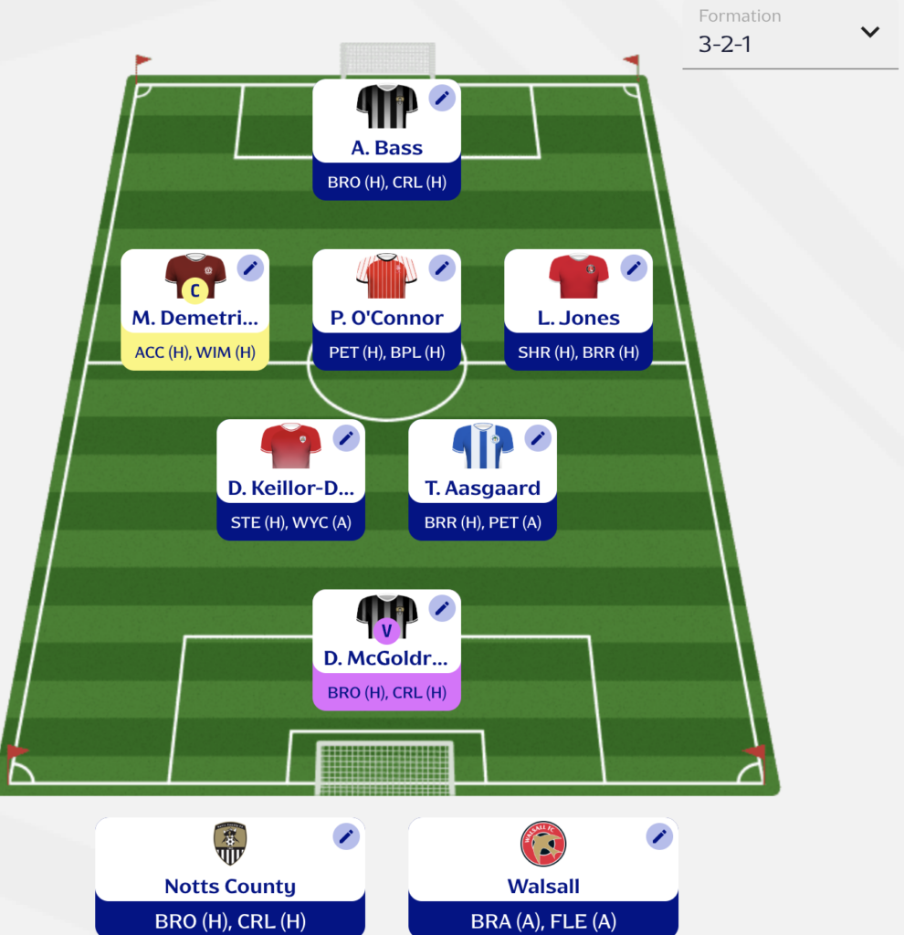 Fantasy EFL: Double Gameweek 25 Scout Picks