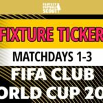 FIFA Club World Cup Fantasy 2025: Fixture ticker 3