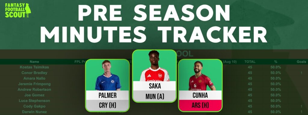 FPL 2025/26: Our Pre-season Minutes Tracker is live! 1