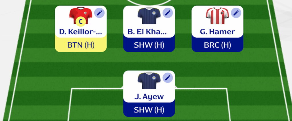 Fantasy EFL Gameweek 2 team reveal: Lewis P